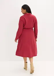 Klänning med skjortkrage, bonprix