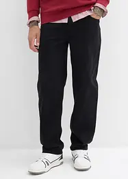 Twillbyxa i Relaxed Fit med skön midja, Straight, bonprix
