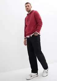 Twillbyxa i Relaxed Fit med skön midja, Straight, bonprix