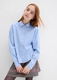 Oversized blus av ren bomull, bonprix