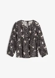 Dra på-blus för barn i följsam viskos, bonprix