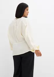 Lätt glansig blus av viskosmix, bonprix