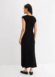 Finstickad klänning av viskosmix, bonprix