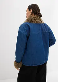 Lätt vadderad jeansjacka, bonprix
