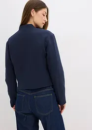 Blusjacka i mjuk materialmix, bonprix