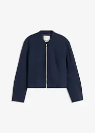 Blusjacka i mjuk materialmix, bonprix