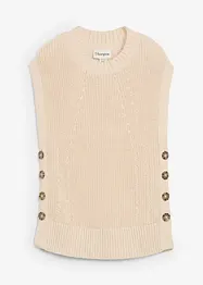 Stickad slipover, bonprix