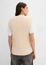 Stickad slipover, bonprix