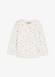 Långärmad T-shirt i ren ekologisk bomull för barn, bonprix