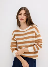 Oversized tröja av ren bomull, bonprix