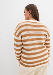 Oversized tröja av ren bomull, bonprix