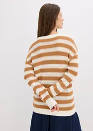 Oversized tröja av ren bomull, bonprix