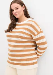 Oversized tröja av ren bomull, bonprix
