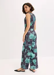 Jumpsuit i följsam satin, bonprix