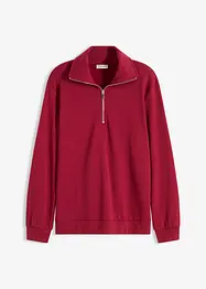 Oversizesweatshirt med dragkedja, bonprix