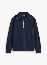 Oversizesweatshirt med dragkedja, bonprix