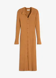 Stickad klänning av mjuk viskosmix, bonprix