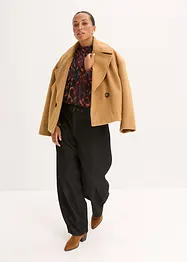 Höst- och vårjacka med yllelook, bonprix