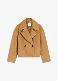 Höst- och vårjacka med yllelook, bonprix