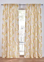 Gardin med grafiskt mönster (1 styck), bonprix