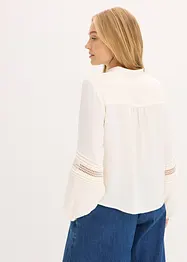 Oversizeblus med välarbetade detaljer, bonprix