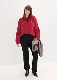 Oversizeblus med välarbetade detaljer, bonprix