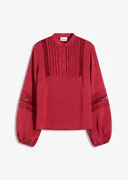 Oversizeblus med välarbetade detaljer, bonprix