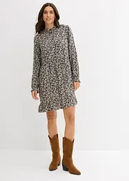 Miniklänning i följsam viskos, bonprix