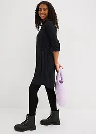 Skjortklänning av viskos med mjukt fall, bonprix