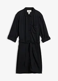 Skjortklänning av viskos med mjukt fall, bonprix