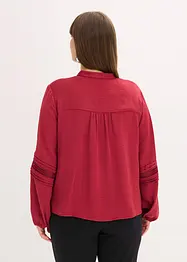 Oversizeblus med välarbetade detaljer, bonprix