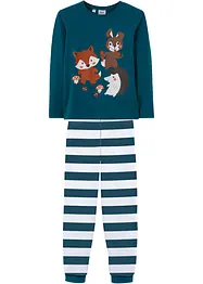 Pyjamas i ekologisk bomull (2 delar), bonprix