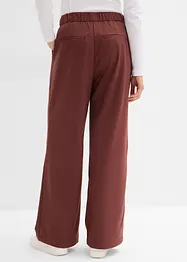 Vid byxa med yllelook, bonprix