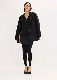 Formande, ogenomskinliga leggings med push up och bekväma muddar (80 den), bonprix