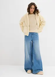 Långärmad topp med ren ekologisk bomull (2-pack), bonprix