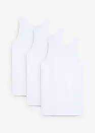 Undertröja med ekologisk bomull (3-pack), bonprix