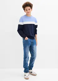 Finstickad tröja i ren bomull för barn, bonprix