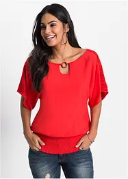 Blus av ren viskos, bonprix