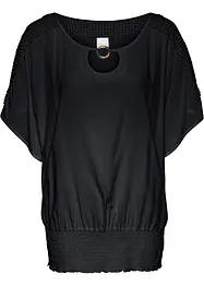 Blus av ren viskos, bonprix