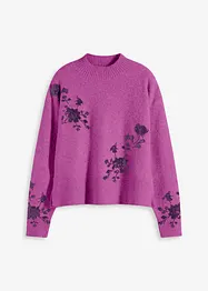 Tröja med paljettbroderi, bonprix