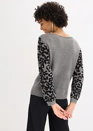 Leopardmönstrad tröja, bonprix