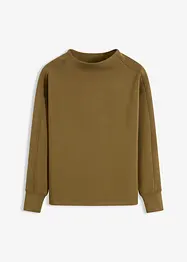 Oversizeweatshirt i mjuk och stabil trikå, bonprix