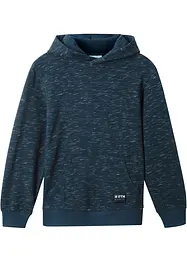 Sweatshirt med huva i mjuk bomullsmix för barn, bonprix