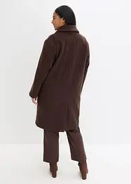 Kort kappa med yllelook, bonprix