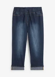 Slim Fit Jeans, Mid Waist, med bomull, bonprix
