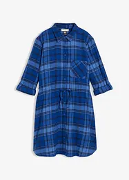 Blusklänning i flanell, bonprix
