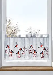 Cafégardin med vinterfint mönster, bonprix
