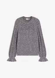 Hålmönstrad tröja, bonprix