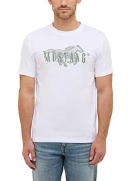 T-shirt från Mustang Austin av ren bomull, Mustang Jeans