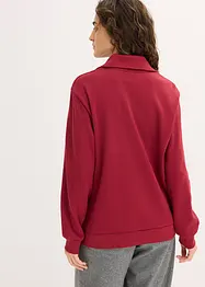 Oversizesweatshirt med dragkedja, bonprix